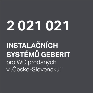 2 miliony instalačních systémů Geberit